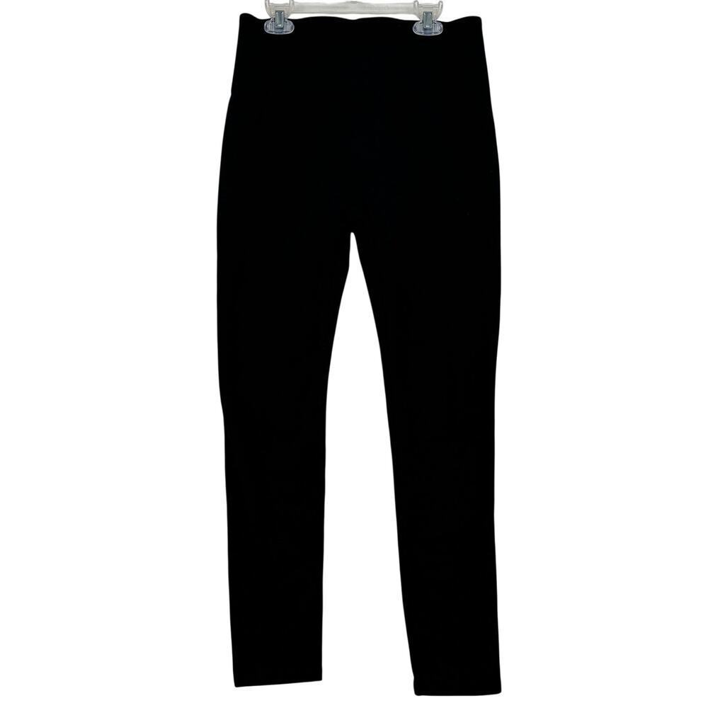 Spanx Ankle Leggings Women's Size L Black High Rise Stretch